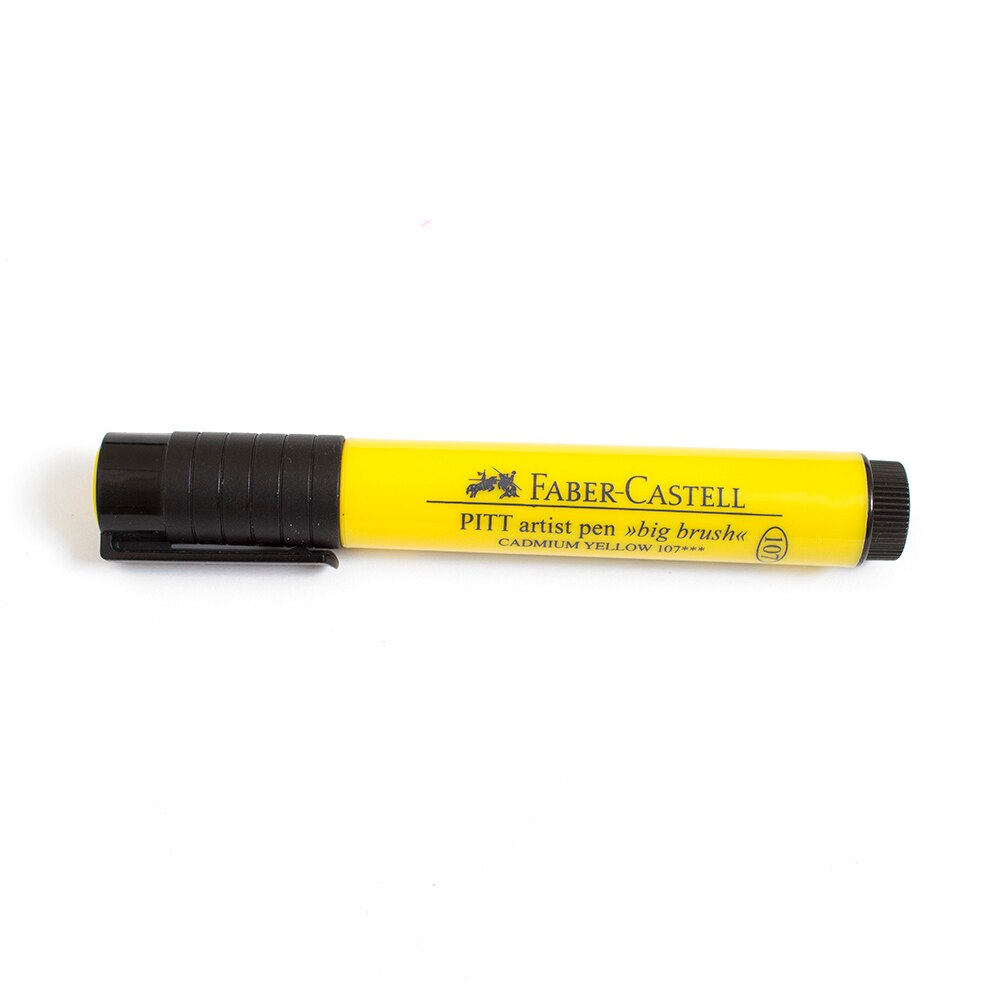 Faber Castell, Pitt, Artist, Big, Brush Pen, Cadmium Yellow